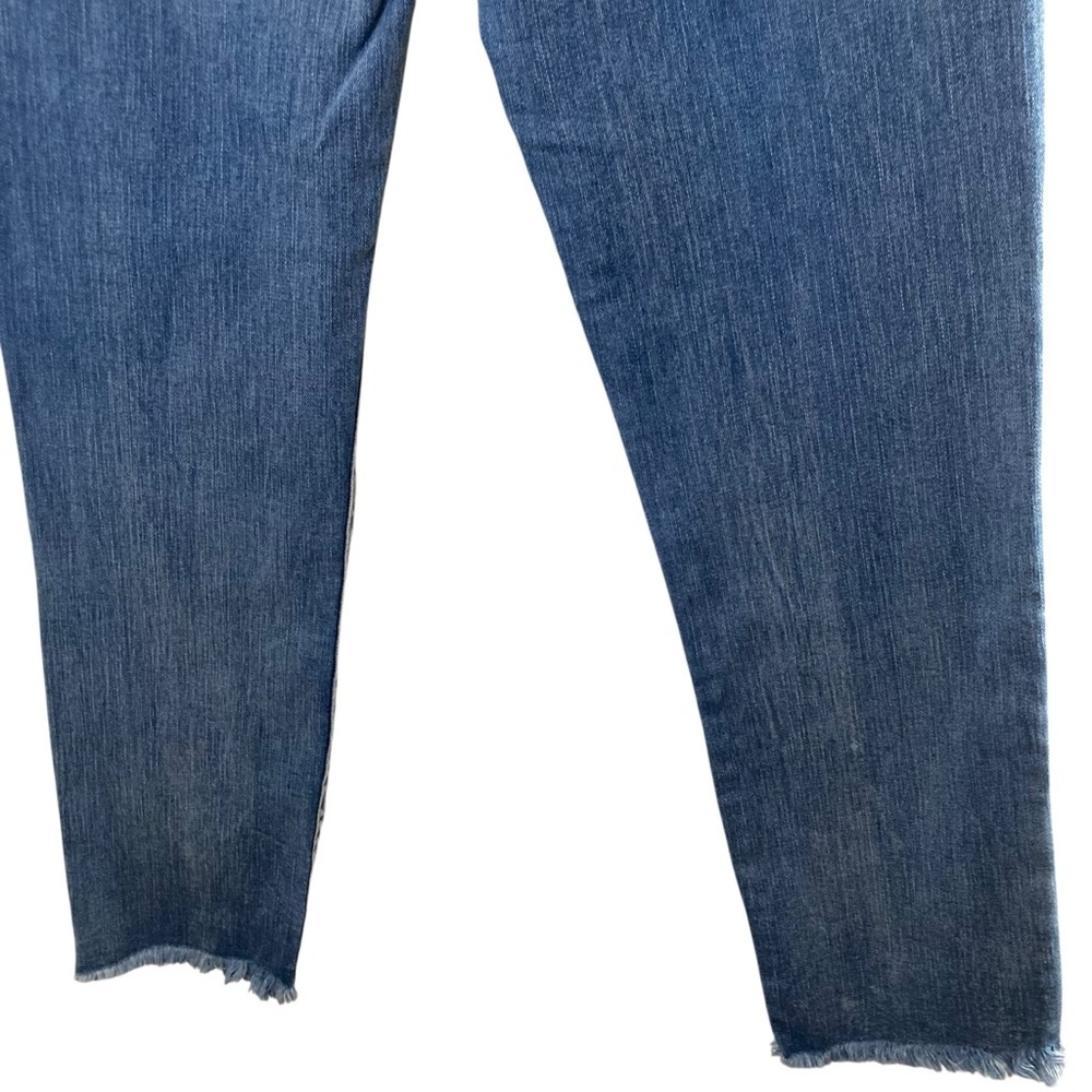 Rewash Skinny Jeans Size 3 / 26 Blue Raw Hem Stretch Denim - Picture 7 of 12